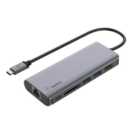 Belkin Adaptateur USB-C multiport 6-en-1 AVC008BTSGY – 100 W