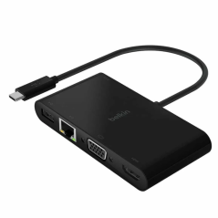 Belkin USB-C 4-in-1 Adapter AVC004BTBK 100 W
