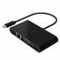 Belkin Adaptateur USB-C multimédia 4-en-1 AVC004BTBK – 100 W Belkin Adaptateur USB-C multimédia 4-en-1 AVC004BTBK – 100 W
