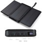 Batterie externe solaire 10 000 mAh – USB-C/USB-A Noir Batterie externe solaire 10 000 mAh – USB-C/USB-A Noir