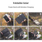 Solar Power Bank 10,000 mAh – USB-C/USB-A Black