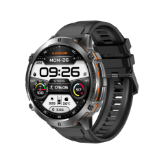XSSIVE Smartwatch XSS-SW17 – 1.3" AMOLED HD black silicone strap