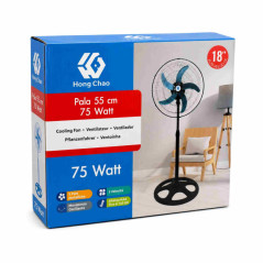 Ventilateur sur pied 45 cm noir | Smarty