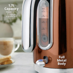 Bouilloire Swiss Haus SH-SWK2127 1,7 L cuivre