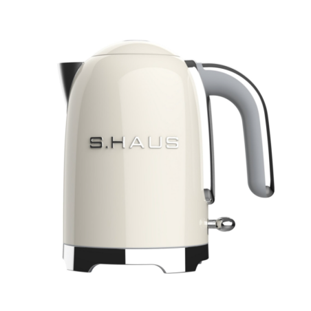 Swiss Haus Bouilloire SH-SWK2027 – 1,7 L, 2 200 W, crème