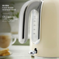 Swiss Haus Bouilloire SH-SWK2027 – 1,7 L, 2 200 W, crème