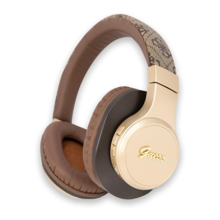 GUESS Wireless Bluetooth Headphones GUBH604GEMW – Brown / Gold
