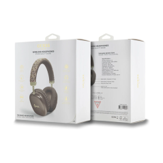 Casque Bluetooth GUESS GUBHK1GCTCSW marron