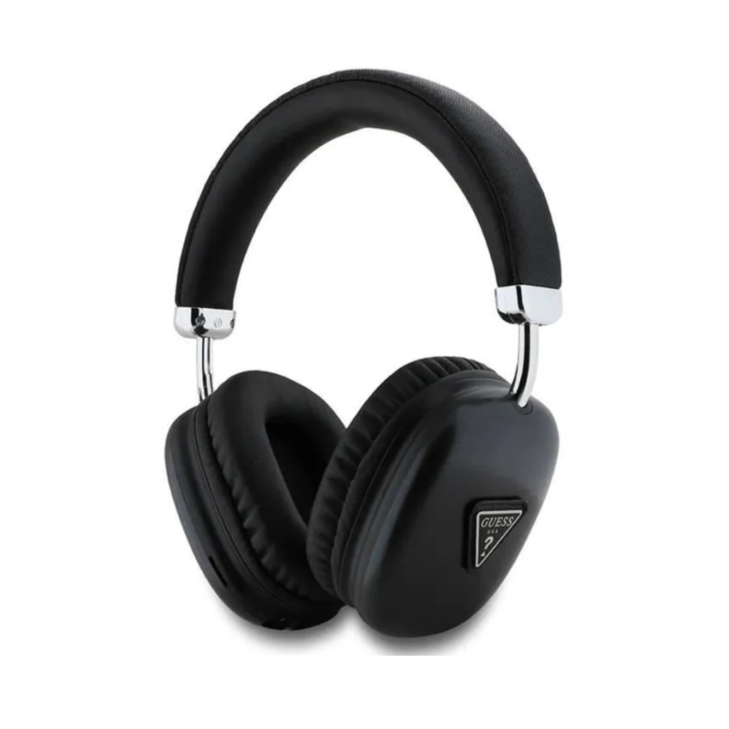 GUESS Wireless Bluetooth Headset GUBHK1SATSK – Black, silver logo GUESS Wireless Bluetooth Headset GUBHK1SATSK – Black, silver logo