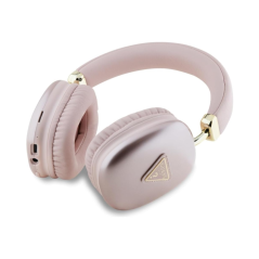 GUESS Casque Bluetooth sans fil GUBHK1SATSP – Rose, logo or