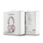 GUESS Casque Bluetooth sans fil GUBHK1SATSP – Rose, logo or