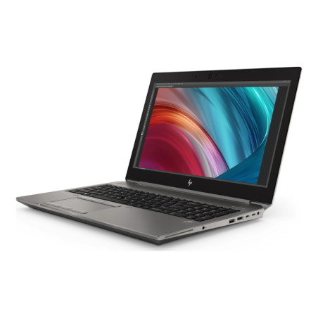 HP ZBook 15 G6 15,6″ – i7-9850H, 32/512 Go, gris, AZERTY, Grade B · Reconditionné