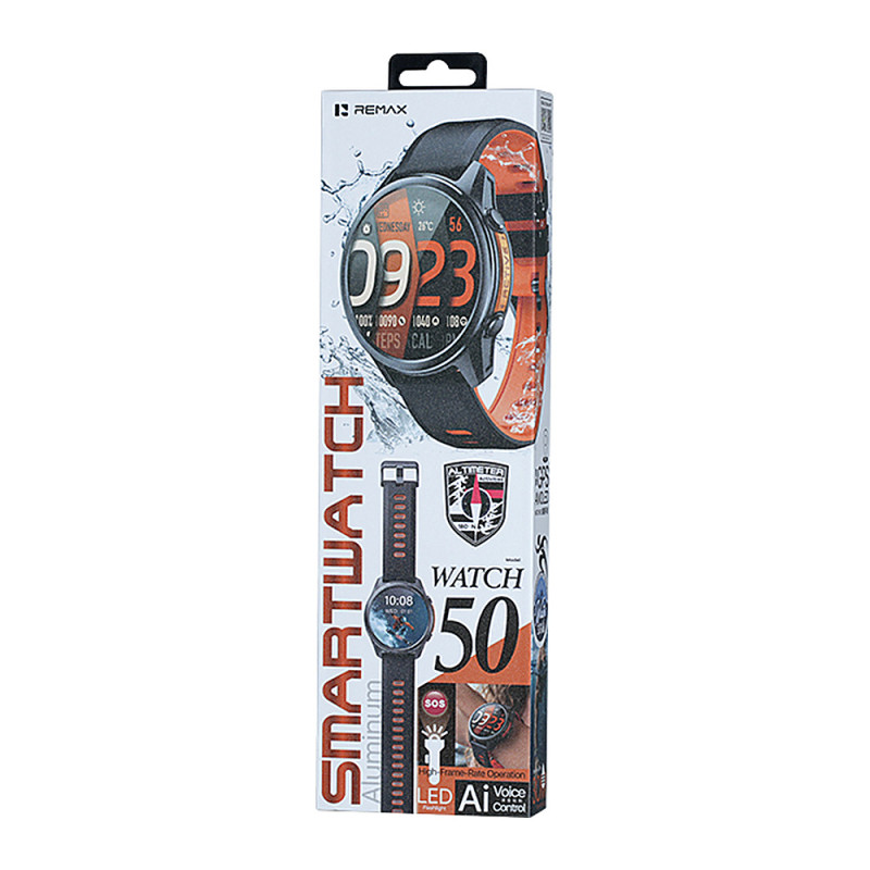 REMAX Montre connectée WATCH50 – GPS AMOLED argent REMAX Montre connectée WATCH50 – GPS AMOLED argent