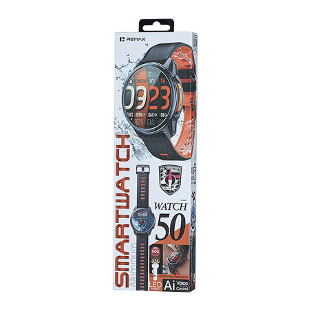 REMAX Montre connectée WATCH50 – GPS AMOLED argent