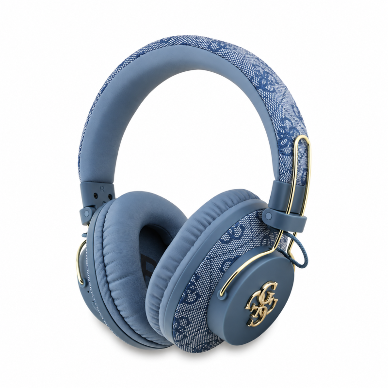 GUESS Wireless Bluetooth ENC Headphones 4G monogram Metal GUBHS72P4FC4MB – Blue GUESS Wireless Bluetooth ENC Headphones 4G monogram Metal GUBHS72P4FC4MB – Blue