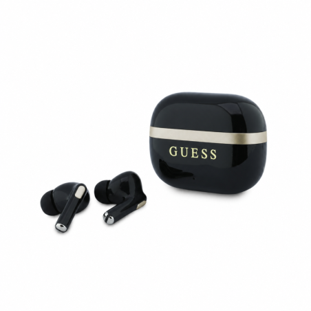 GUESS TWS Earbuds Gold Line Glossy GUTWSN2HGGSK – Black