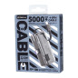 REMAX Batterie externe FP-108 – 5 000 mAh 22,5 W USB-C et Lightning gris sidéral
