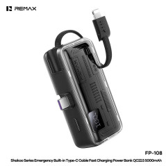 Batterie externe REMAX FP-108 5 000 mAh grise