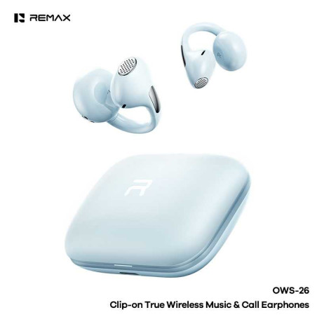 REMAX Écouteurs à clip OWS-26 – Bleu