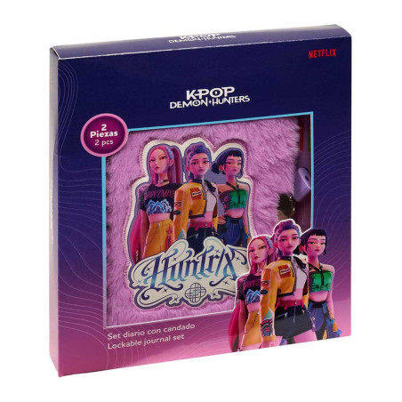 Safta Diary set K-Pop Demon Hunters – Lock, plush, 10-colour pen