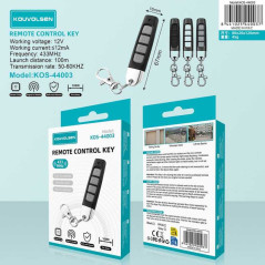 Télécommande copieuse KOUVOLSEN KOS-44003 433 MHz | Smarty