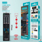 KOUVOLSEN Remote KOS-44006 compatible with LG TVs – Black
