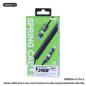 REMAX Cable CB12 4-in-1 Coiled – USB-A/USB-C to USB-C/Lightning 240 W 1.5 m Black