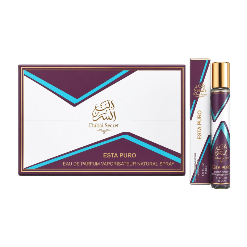 Dubai Secret Eau de Parfum Esta Puro – 24 x 35 ml bottles Dubai Secret Eau de Parfum Esta Puro – 24 x 35 ml bottles
