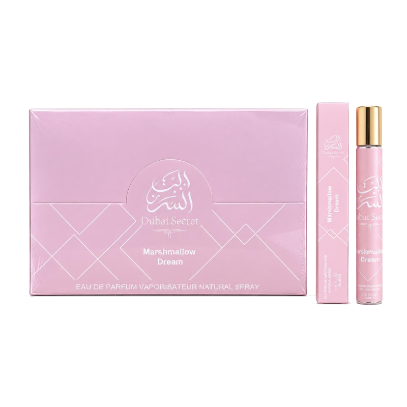 Dubai Secret Eau de Parfum Marshmallow Dream – 24 x 35 ml bottles Dubai Secret Eau de Parfum Marshmallow Dream – 24 x 35 ml bottles