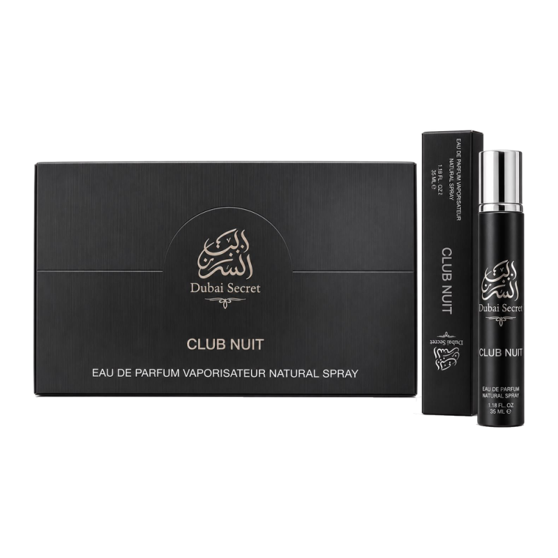 Dubai Secret Eau de parfum Club Nuit – Boîte de 24 flacons 35 ml