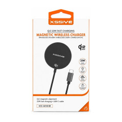 Chargeur sans fil XSSIVE Qi2 25 W noir | Smarty