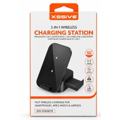 XSSIVE XSS-STAND19 3-in-1 Wireless Charging Station
