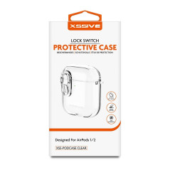Étui AirPods 1/2 XSSIVE XSS-PODCASE transparent