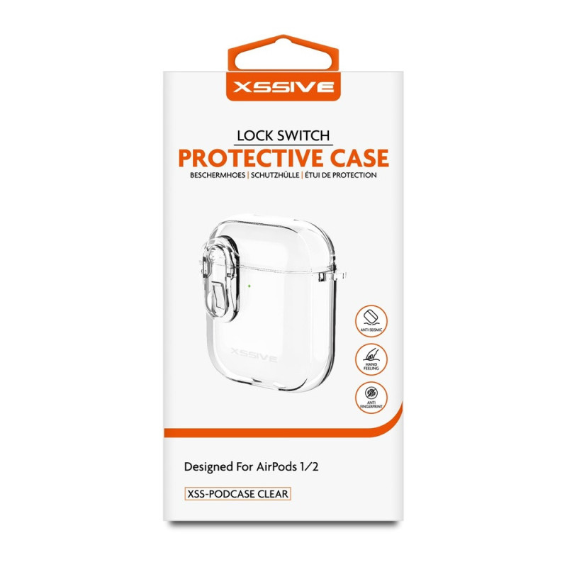 XSSIVE Silicone Case XSS-PODCASE 1/2 for AirPods 1/2 – Transparent