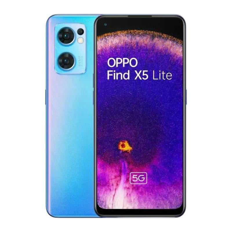 Oppo Find X5 Lite 5G – 256 GB Blue, Grade A · Refurbished Oppo Find X5 Lite 5G – 256 GB Blue, Grade A · Refurbished
