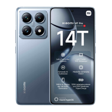 Xiaomi 14T Pro – 1 TB Titanium Blue, Grade A · Refurbished