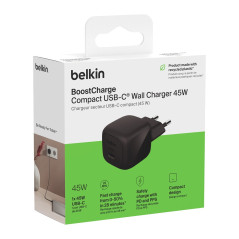 Belkin USB-C Wall Charger 45 W WCA013KQBK