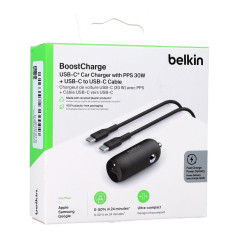 Chargeur Allume-Cigare BELKIN USB-C 30W avec | Smarty Paris