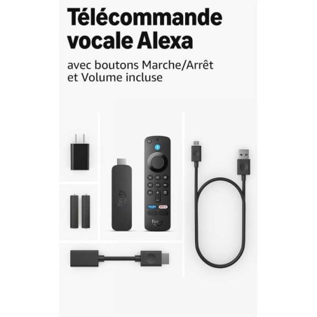 Amazon Media Player Fire TV Stick 4K Plus – 8GB Wi-Fi 6 Black