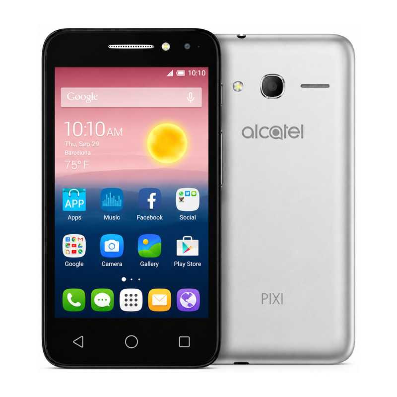 Alcatel OneTouch Pixi 4 8050D – 3G 6″ Argent métallique Alcatel OneTouch Pixi 4 8050D – 3G 6″ Argent métallique
