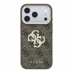 Guess 4G Case for iPhone 18 Pro / Pro Max Brown