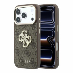 Guess 4G Case for iPhone 18 Pro / Pro Max Brown