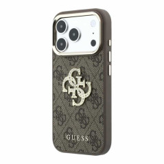Guess 4G coque pour iPhone 18 Pro / Pro Max marron