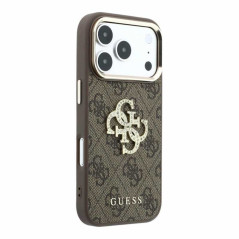 Guess 4G coque pour iPhone 18 Pro / Pro Max marron