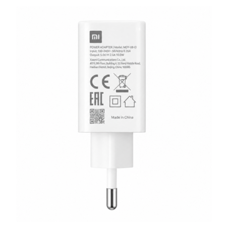 Xiaomi MI MDY-09-EW – Chargeur USB-A 10 W blanc, vrac