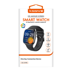 Montre Connectée Écran HD AMOLED XSSIVE XSS-SW9B – Noir | Smarty Paris