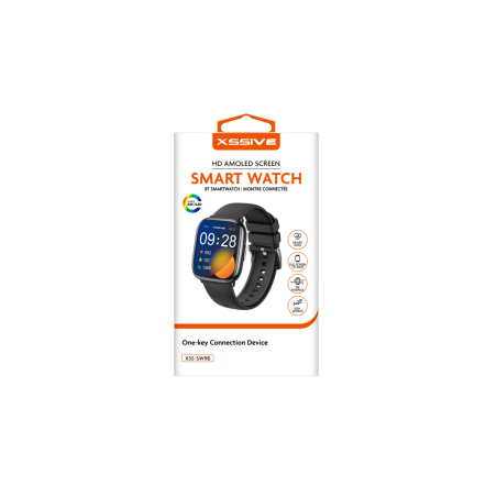 Montre Connectée Écran HD AMOLED XSSIVE XSS-SW9B – Noir | Smarty Paris