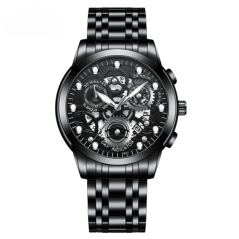 Montre Homme Lumineux Étanche en Acier Inoxyd | Smarty Paris