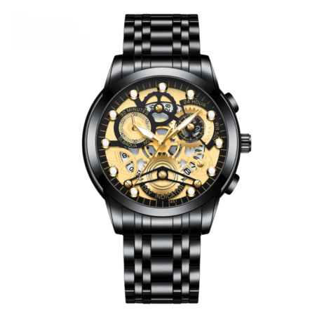 Montre Homme Lumineux Étanche en Acier Inoxyd | Smarty Paris