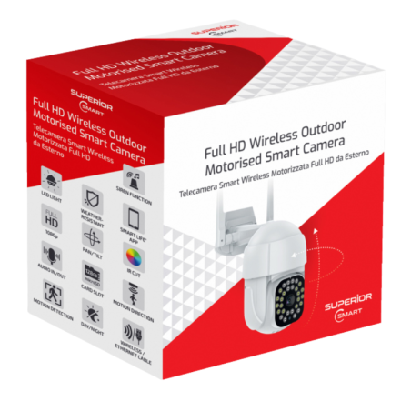 Caméra de Surveillance Extérieure Wi-Fi Full HD - IP65/Visio